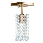 PLAFON CLEARCRILLIC QUADRADO COBRE VERNIZ