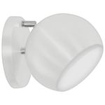 ARANDELA ARTICULADA RETRO BOLA PEQUENA BRANCO