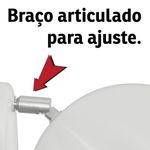 ARANDELA ARTICULADA RETRO BOLA PEQUENA BRANCO