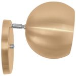 ARANDELA ARTICULADA RETRO BOLA PEQUENA COBRE VERNIZ