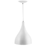 PENDENTE GOTA PEQUENA BRANCO/COBRE