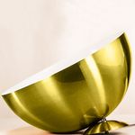 PENDENTE MEIA LUA 30CM DOURADO VERNIZ
