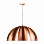 PENDENTE MEIA LUA 40CM COBRE VERNIZ