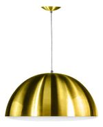 PENDENTE MEIA LUA 40CM DOURADO VERNIZ