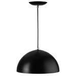 PENDENTE MEIA LUA 40CM PRETO