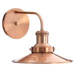 ARANDELA NORDIC 22CM COBRE VERNIZ