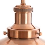 ARANDELA NORDIC 22CM COBRE VERNIZ