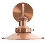 ARANDELA NORDIC 22CM COBRE VERNIZ