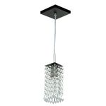 PENDENTE CLEARCRILLIC QUADRADO PRETO
