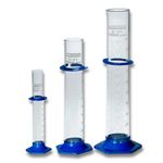 Proveta 2000 mL em borossilicato com base de plástico hexagonal - PHOX