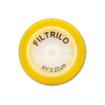 Filtro de seringa em NYLON - Hidrofílico 0,22μm x 25mm - FILTRILO - EMB c/ 100 und