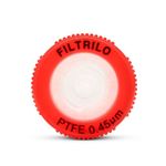 Filtro de seringa em PTFE - Hidrofóbico 0,45μm x 13mm - FILTRILO - 100un/cx (ST)