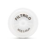 Filtro de seringa em MCE - Hidrofílico 0,45μm x 25mm - FILTRILO - EMB c/ 100 UND (ST)