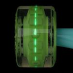 Roda Slime Balls Light UPS OG 60MM/78A - Branco/Verde