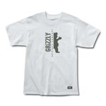 Camiseta Grizzly Down The Middle Branco