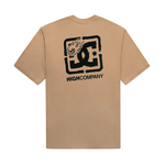 Camiseta High x DC Spray Beige