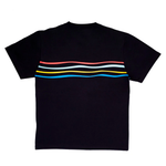 Camiseta Privê Listras Preto