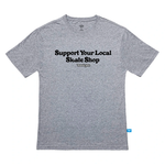Camiseta Thank You Logo Support Cinza