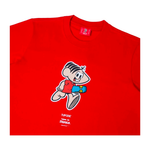 Camiseta Tupode Monica SanSK8 Old Vermelho Juvenil