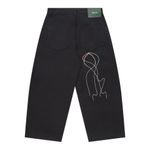 Calça Class Twill Wide Dotted Pipa Black