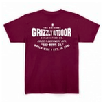Camiseta Grizzly Heavy Machinery Vinho