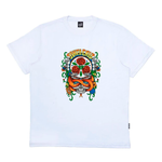 Camiseta Santa Cruz Dressen Rose Branco
