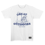 Camiseta Grizzly Catch Of The Day Branca Masculino