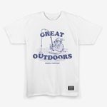 Camiseta Grizzly Catch Of The Day Branca Masculino