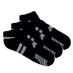 Meia New Balance Cano Invisivel 35 a 38 (Kit 3 pares) - Preta