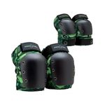 Kit Proteção Pro-Tec / Joelheira e Cotoveleira - Preto/Verde
