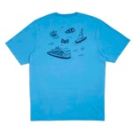 Camiseta Ous Heavy Vergonha Azul Claro