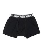 Cueca Boxer High Black (3 unidades)
