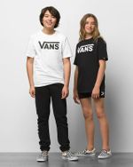 Camiseta Vans Infantil Black White
