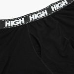 Cueca Boxer High Black (3 unidades)