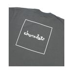 Camiseta Chocolate Square Cinza