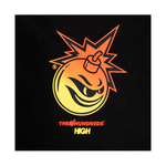 Camiseta High  x The Hundreds Adam Bomb Flames Preta