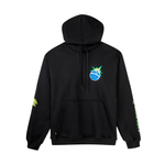 Moletom High x The Hundreds Flames Bar Logo Canguru Fechado
