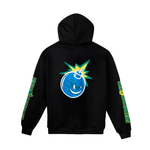 Moletom High x The Hundreds Flames Bar Logo Canguru Fechado
