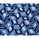 Suéter Ous Imperial Cubos Azul