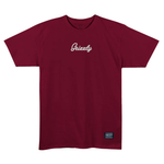 Camiseta Grizzly  Mini Script Vinho