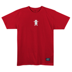 Camiseta Grizzly Back Script Logo Vermelho