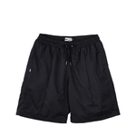 Shorts High Pleated Mesh Preto