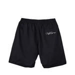 Shorts High Pleated Mesh Preto