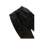 Calça Motha Foton Jeans Cargo Marmorizada Black
