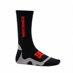 Meia DC Cano Longo Perfomance 39 a 42 Preto/Laranja