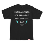 Camiseta Diamond Breakfast Preto Masculino