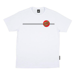 Camiseta Juvenil  Santa Cruz Classic Dot Branca
