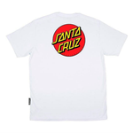 Camiseta Juvenil  Santa Cruz Classic Dot Branca