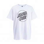 Camiseta Juvenil  Santa Cruz Opus Dot Branca