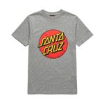 Camiseta Juvenil  Santa Cruz Classic Cinza 